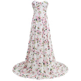 Dadizhimu Print Wrapped Braided Strap Dress Woman Fashion Floral Open Fork Long Dress