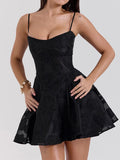 Dadizhimu Pure-Breining Women's Temperament Lace Sling V-Neck Dress Dress Body-Disk A Dress Banquet Femininity