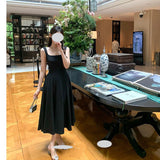 Dadizhimu U Tie Dress Women's New French Niche Temperament Birthday Dress Design Feel Thin A Dress