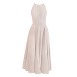 Dadizhimu Three-Dimensional Cut Pink Dress Women's Long Oversized Dress A-Character Dress French Temperament Banquet Dress Dress