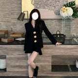 Dadizhimu Suit Jacket Female New Korean Version Of Casual Temperament Design Small Suit Top Woman