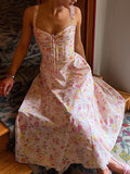 Dadizhimu Holiday Dress Pure Breeze Sweet Dress Crumbs Hanging Dress Spring And Summer Women's High-End Long Dress