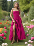 Dadizhimu Break French Beautiful Dress 2025 Spring New Breast-Skinny Folding Open Fork Dress Dress Woman