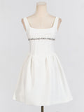 Dadizhimu Show High-End Short Dress 2025 Summer New Hand-Made Seam Sleeveless Sleeveless Thin Temperament Dress