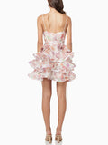 Dadizhimu Lotus Leaf-Lace Slinged Skirt 2025 New Holiday Wind Lace Collection Waist Thin Dress Dress Woman
