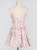 Dadizhimu Tea Break Skirt 2025 Spring New Word-In-Word Print Mini-Dressed Back To Thin Dress Woman Trend