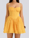 Dadizhimu Sexy Lace Sling Dress Sweet Spicy Breeze Pony Dress Pure Women's Unique Beautiful Dress