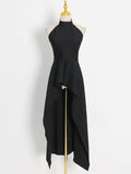 Dadizhimu 2025 Temperament Commute Sleeveless Irregular Top + Folded Skirt Two-Piece Suit Female Tide