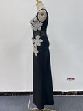 Dadizhimu Temperament Famous Wind Dress Woman 2025 Spring New Light Luxury High-End Feeling Thin Bag Hip Skirt Tide