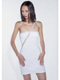Dadizhimu Small Dress Temperament Geir Party Sexy Hot Bosom Heavy Industry Chicks Banded Dress