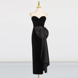 Dadizhimu Bosom Dress Dress 2025 New Black Elegant Irregular Design Feel Sleeveless Dress Woman
