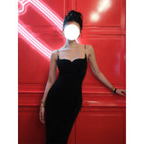 Dadizhimu Dress Dress Christmas Temperament Retro Red Velvet Sling Dress Dress Dress Dress Dress Dress Dress Dress Dress
