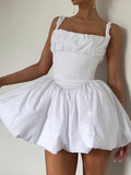 Dadizhimu Women's New Unique Beautiful Dress Women's Short Skirt Summer High-End Sling Skirt To Receive Ponbilling Skirt