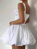 Dadizhimu Women's New Unique Beautiful Dress Women's Short Skirt Summer High-End Sling Skirt To Receive Ponbilling Skirt