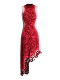 Dadizhimu Famous Style Short Dress 2025 Spring New High-End Collar Splicing Squint High-Waisted Gradient Dress Woman