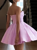Dadizhimu Girls Wearing Women's Sexy Breast-Wearing French Dress Body-Exected Fish Bone Small Skirt Ponbo Dress Small Dress