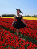 Dadizhimu French Pure Desire Elegant Sling Dress Sweet Age-Rearing Ballet Dopamine Wearing Belt Strap Fluffy Skirt