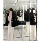 Dadizhimu Suit Jacket Female New Korean Version Of Casual Temperament Design Small Suit Top Woman