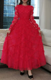 Dadizhimu French High-End Sweet Temperament Tea Break Dress With Thin Waist Thin Lace Wood Ear Dress Green
