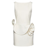 Dadizhimu Three-Dimensional Flower Party Dress Short Dress Women's Sexy Pink Bare Sleeveless Dress