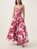 Dadizhimu Corset Dress 2025 Summer New Waist Thin Fashion Sexy Open Sleeveless Long Dress