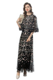 Dadizhimu French Light Luxury Elegant Heavy Industry Embroidery Yarn Net Dress