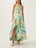 Dadizhimu Corset Dress 2025 Summer New Waist Thin Fashion Sexy Open Sleeveless Long Dress