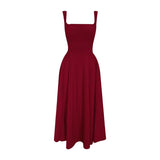 Dadizhimu U Tie Dress Women's New French Niche Temperament Birthday Dress Design Feel Thin A Dress