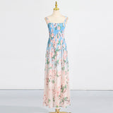 Dadizhimu Casual Style Dress 2025 New Sleeveless Sleeveless Waist Thin High-End Long Dress Summer