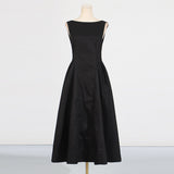 Dadizhimu Yuanfeng Waist Thin Sleeveless Dress 2025 Summer New Body-Climb Large Dress With Long Dress Dress Woman