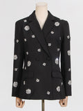 Dadizhimu Famous Women's Clothing 2025 Spring New High-End Heavy Industry Diamond Blazer Suit Suit Suit Suit