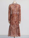 Dadizhimu Style Suit Woman 2025 New Design Textured Shirt Top + High-Waisted Fish Tail Half-Dress