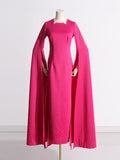 Dadizhimu Famous Wind 2025 New Temperament Elegant Design Feel Hand-Cut Solid Color Long Dress Dress Dress Dress Woman