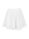Dadizhimu Girls Women's New Fashioned Butterfly Lace Dress Pure White Short Dress Summer Sweet And Hot Little Skirt