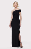 Dadizhimu Women's Minimalist Temperament High-End Slanted Shoulder Repair Bag Hip Up Dress French Dress Summer