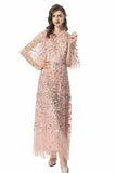 Dadizhimu French Light Luxury Elegant Heavy Industry Embroidery Yarn Net Dress