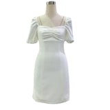 Dadizhimu Spring And Summer Small Shoulder Collarbone Shoulder Dress Hepburn Hottie Wearing Slings Pure Lust Wind