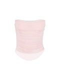 Dadizhimu Women's Clothing On The New Net Yarn Hottie Brat Blouse Female Feel Fish Bone Corset Summer Dress