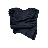 Dadizhimu Black/White Bra-Wrapped Strap With Fish Bone Inside A Thoracic Coat Female Summer Wear