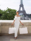 Dadizhimu Hanging Neck Thin Dress Dress Water Drilled Shoulder Elegant Temperament Banded Evening Dress Dress