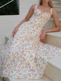 Dadizhimu Holiday Dress Pure Breeze Sweet Dress Crumbs Hanging Dress Spring And Summer Women's High-End Long Dress
