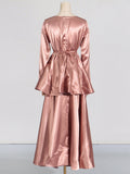 Dadizhimu Elegant Style Suit 2025 New T-Wearing Flower Design High-End Feeld Ribbon Slimming Two Sets Of Women