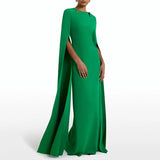Dadizhimu Famous Wind 2025 New Temperament Elegant Design Feel Hand-Cut Solid Color Long Dress Dress Dress Dress Woman