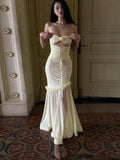 Dadizhimu Wind Tradiated Lace Hollow Waist Dress Design Small Fishtail Dress Seaside Holiday Dress Woman