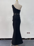 Dadizhimu Temperament Famous Wind Dress Woman 2025 Spring New Light Luxury High-End Feeling Thin Bag Hip Skirt Tide