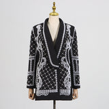 Dadizhimu Famous Lady Light Luxury Suit 2025 Spring New Heavy Industry Nail Beads High-End Slim Slim Thin Suit Jacket Woman
