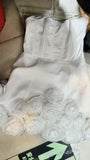Dadizhimu 2024 Early Autumn New Breast-Wear Three-Dimensional Flower Fluffy Dress French Dress Dress