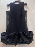 Dadizhimu And Summer 2024 New Round-Neck Vest Dress Flowers Spliced Three-Dimensional Body-Daughted Dress Women's Dress With Hips