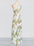 Dadizhimu Resort Wind Collar Sleeveless Dress 2025 New Embroidered Wood Ear Design Long Dress Woman