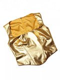 Dadizhimu Girls Wear Women's Clothing New Golden Small Suspension Vest Girl With Umbilly Umbilly Short Top